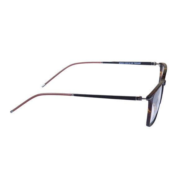 GIANNI PO WOMEN'S EYEGLASSES GP 2613 53-16 140 Brown Tort/gun NWT DEMO LENSES - Picture 4 of 16